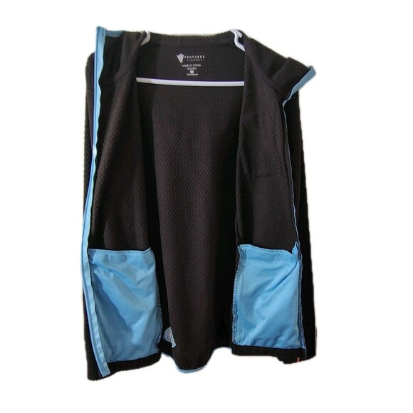 Hot Chocolate Run Jacket Women Brown Fleece Hoodie Zip Up Ventures Endurance XL - Picture 3 of 8